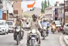 Traffic Police Ladakh Organised Tiranga Rally to Celebrate Har Ghar Tiranga 