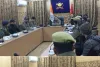 SSP Handwara Chairs Crime and Security Review Meeting at DPO Handwara