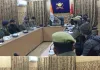 SSP Handwara Chairs Crime and Security Review Meeting at DPO Handwara