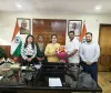 ICCSWE DELEGATION MEETS UNION MOS SHOBHA KARANDLAJE TO DISCUSS ENTREPRENEURSHIP DEVELOPMENT PROGRAMMES