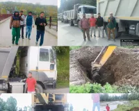 Six Dumpers Among 12 Vehicles Seized in Handwara Mining Crackdown