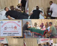 Indian Army Strengthens Community Bond Through Blood Donation Camp in Langate