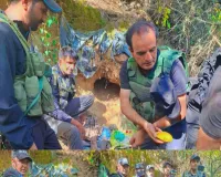 Handwara Police Bust Hideout in NagdaNar Forest, Recover Huge Arms Cache