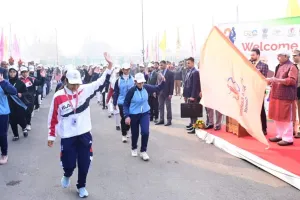 LG Manoj Sinha Flagged off 'Run for Unity' in Srinagar
