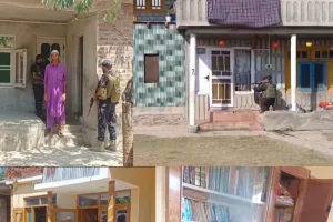 Handwara Police Conducts Searches at Houses of Relatives of Terror Operatives and Members of Banned Organisations