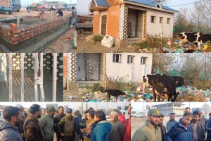 Traders Federation, Transport Bodies Give 3-Day Ultimatum to MC Handwara Over Garbage, Defunct Washrooms