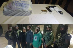 Handwara Police Bust Major Narco-Terror Network; Father–Son Duo Held With 890g Heroin, Arms