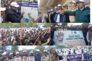 Massive Anti-Drug Rally Held in Handwara Under Nasha Mukt Campaign