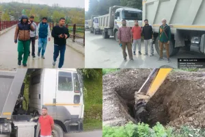 Six Dumpers Among 12 Vehicles Seized in Handwara Mining Crackdown