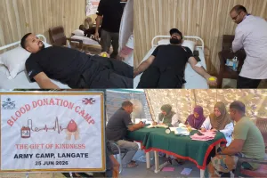 Indian Army Strengthens Community Bond Through Blood Donation Camp in Langate