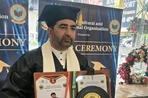 Jehangir Bukhari Felicitated with Honorary Doctorate for Contribution to Journalism and Social Service