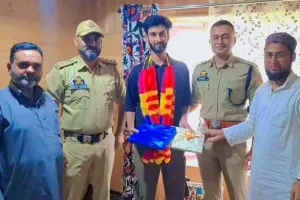 NEET Success Without Coaching: Handwara Police Felicitate Ayaan Salman