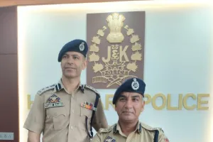 SAJAD KHALIQ BHAT-JKPS TAKES OVER AS SSP HANDWARA, SUCCEEDS TAHIR SALEEM KHAN