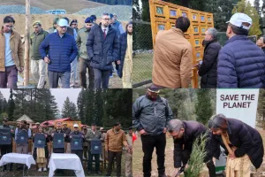 PCCF Sarvesh Rai Reviews Forest Development Works in Kehmil, Inaugurates Ramhall Range Office