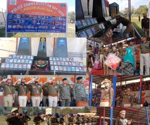 Police District Handwara Honors Supreme Sacrifices of Martyrs on Police Commemoration Day