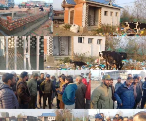 Traders Federation, Transport Bodies Give 3-Day Ultimatum to MC Handwara Over Garbage, Defunct Washrooms