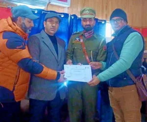 Senior Journalist Dr. Ab Qayoom Honoured by Tehsil Administration Langate