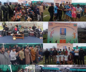 Indian Army Organizes Volleyball Premier League in Langate, Boosts Youth Engagement in North Kashmir