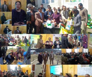 SKUAST-K Distributes Agri Inputs,  Tribal Farmers Empowered with Eco-Friendly Farming Techniques