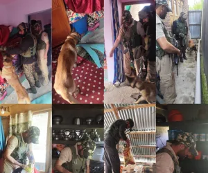 Handwara Police Deploy Sniffer Dogs in NDPS Operations for First Time