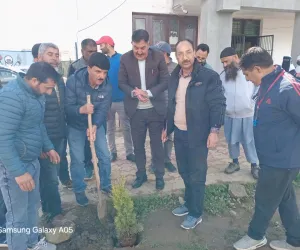 Mega Plantation Drive organised by the Chief Education Office, Baramulla, across district, with enthusiasm and commitment