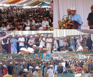 LG Manoj Sinha Announces Tough Measures Against Drug Peddlers During Kupwara Rally