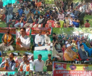 Shiv Sena Holds Major Workers’ Convention at Warpora Hatmulla, Announces Panchayat Poll Plans