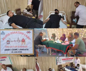 Indian Army Strengthens Community Bond Through Blood Donation Camp in Langate