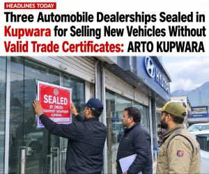 Kupwara Transport Dept Cracks Down on Vehicle Dealers