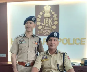 SAJAD KHALIQ BHAT-JKPS TAKES OVER AS SSP HANDWARA, SUCCEEDS TAHIR SALEEM KHAN