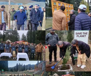 PCCF Sarvesh Rai Reviews Forest Development Works in Kehmil, Inaugurates Ramhall Range Office