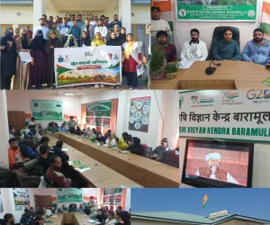 KVK Baramulla-ICAR Celebrates 24th PM-KISAN Installment Release, Over 100 Farmers Participate